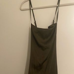 Army green nasty gal dress